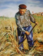 La siega (pintura al oleo)
